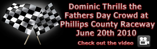 6u Dominic Ursetta - Phillips County Raceway WIN!